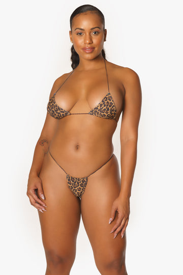 Cheetah Micro Mini Bikini Set